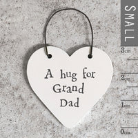 Heart Sign | Hug for Grandad