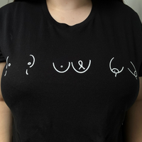 Boob Sketches T-Shirt | Prevent Breast Cancer