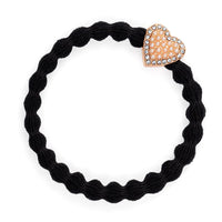 Bangle Band | Bling Heart Black