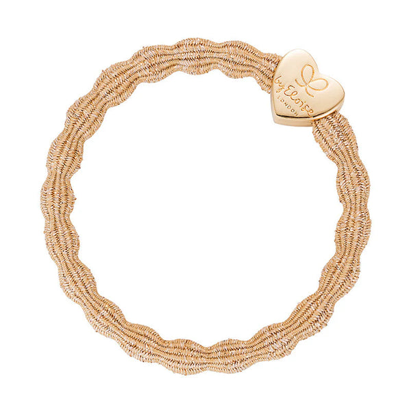 Bangle Band | Metallic Gold Heart