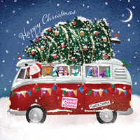 Campervan Christmas Card