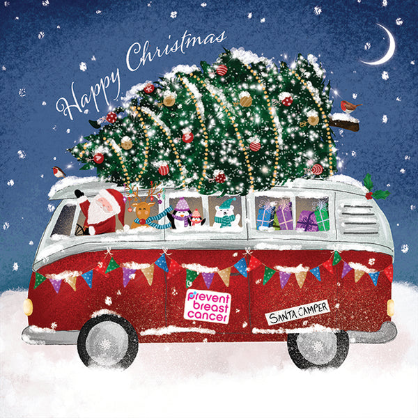 Campervan Christmas Card