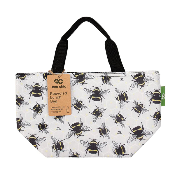 Lunch Bag | Grey Bumble Bee