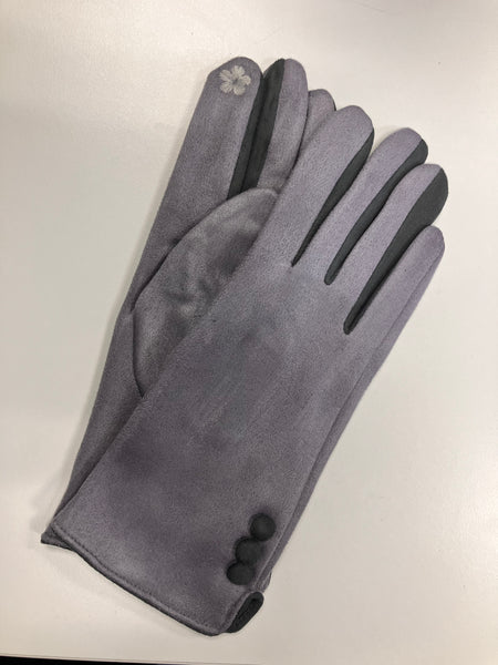 Gloves | Silver and Grey