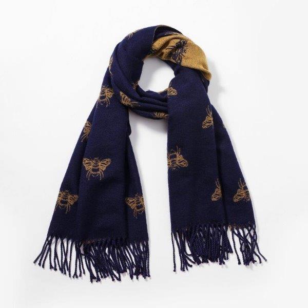 Scarf | Bee Design Cashmere Blend Reversible