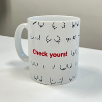 Boob Mug | Check Yours White Design