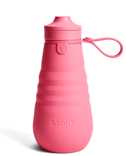 Sport Bottle | Collapsible Stojo Dark Pink
