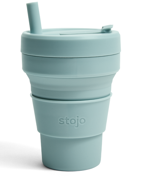Travel Cup | Collapsible Stojo Blue