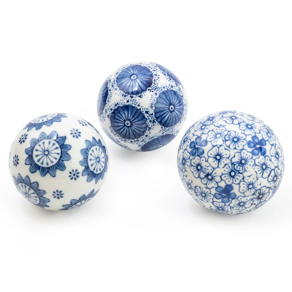 Ornament | Sumatra Blue & White Decorative Balls