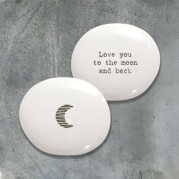 Porcelain Pebble | To the moon