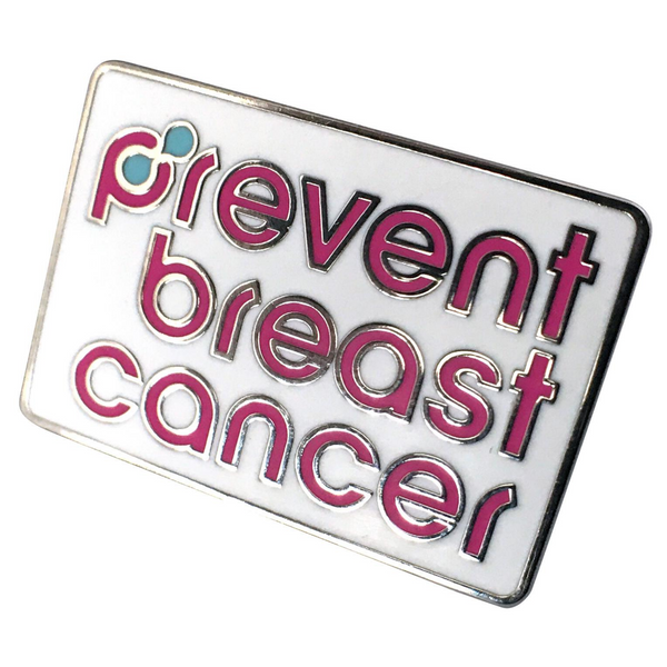 Charity Pin Badge | Prevent Breast Cancer