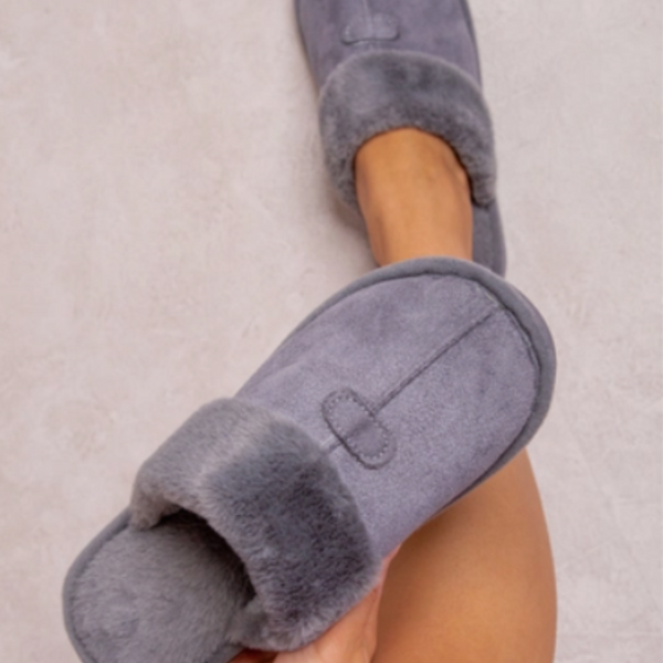 Slippers | Faux Fur Lined